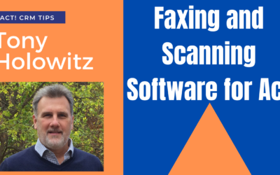 Faxing and Scanning Software for Act CRM