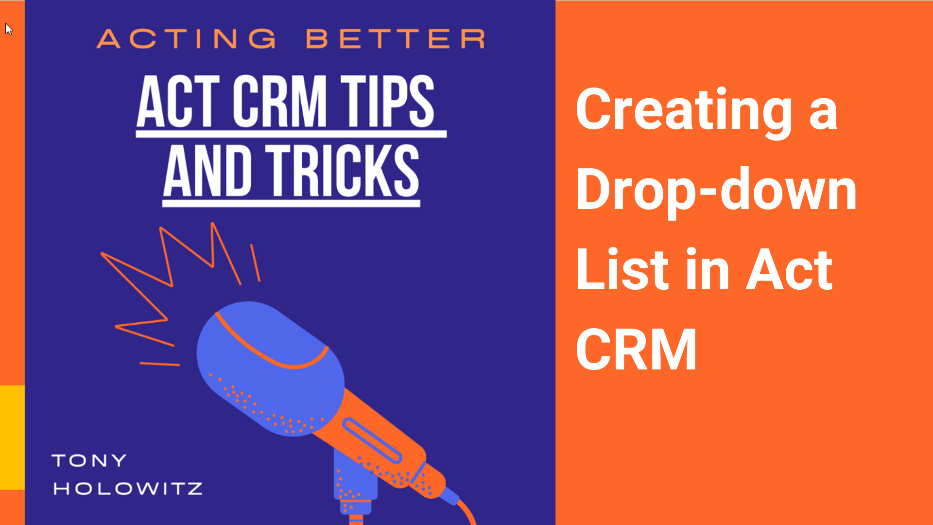 creating-a-drop-down-list-in-act-crm-friendly-act-crm-software