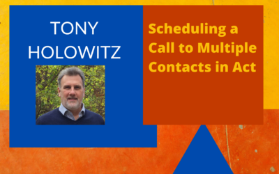 Scheduling a Call Act CRM