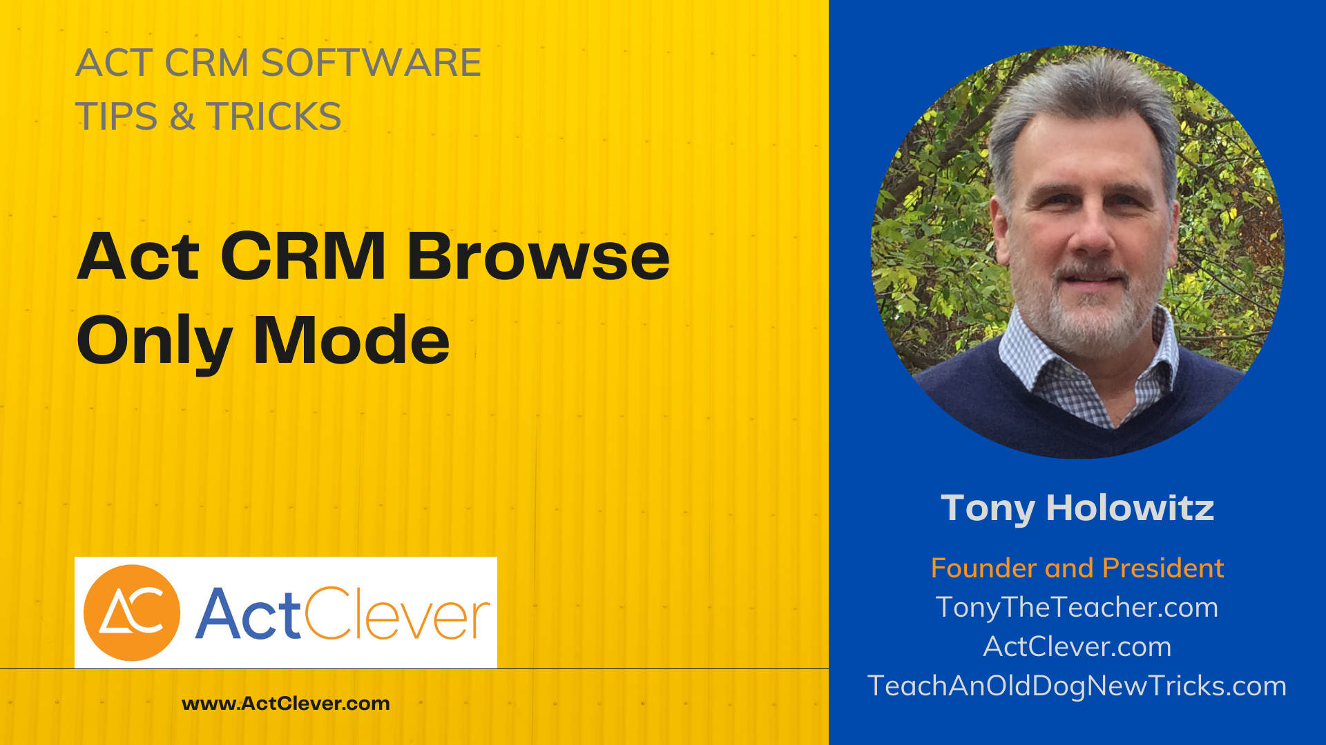 Act CRM’s Browse Free Feature