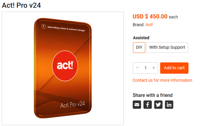 Buy Act Pro Software