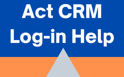 Act CRM Login Help